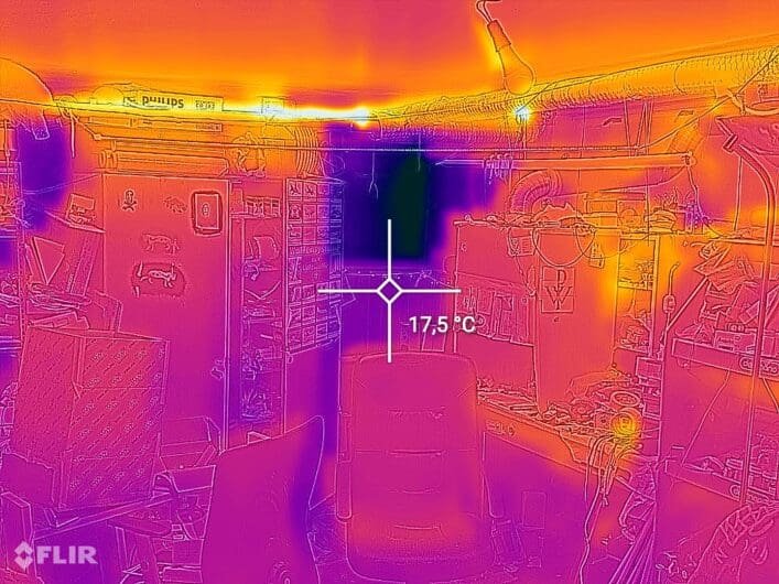 Meranie tepelných únikov pomocou termokamery