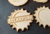 Lunarpunk magnetic badges / odznaky