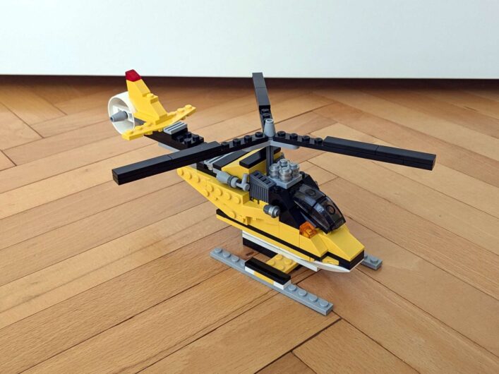 lego creator 6745 : lietadlo, helikoptéra, stíhačka