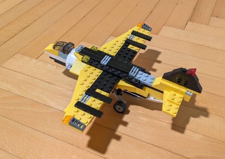 lego creator 6745 : lietadlo, helikoptéra, stíhačka