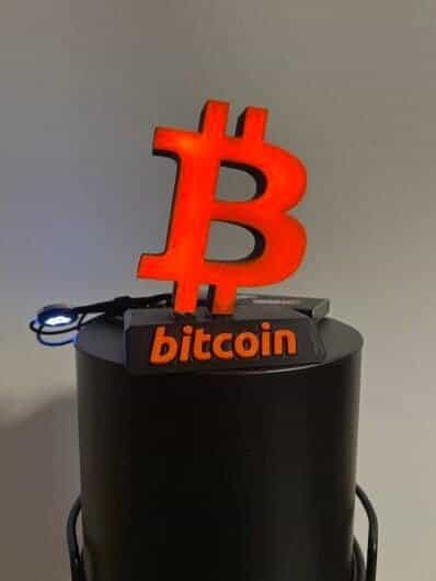 LED Bitcoin light USB-C