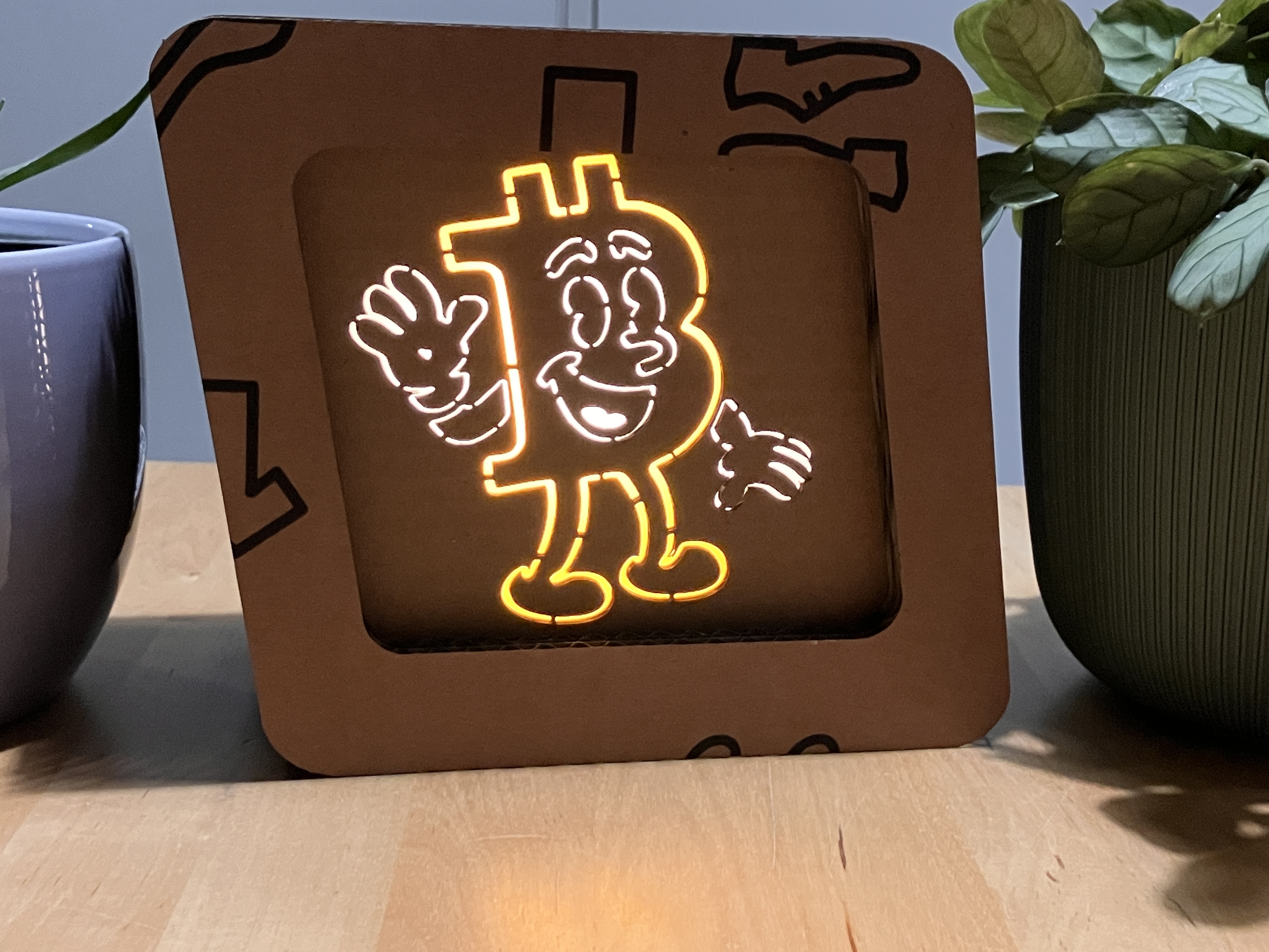 Stolní lampička – Proof of Light for Bitcoiners. v