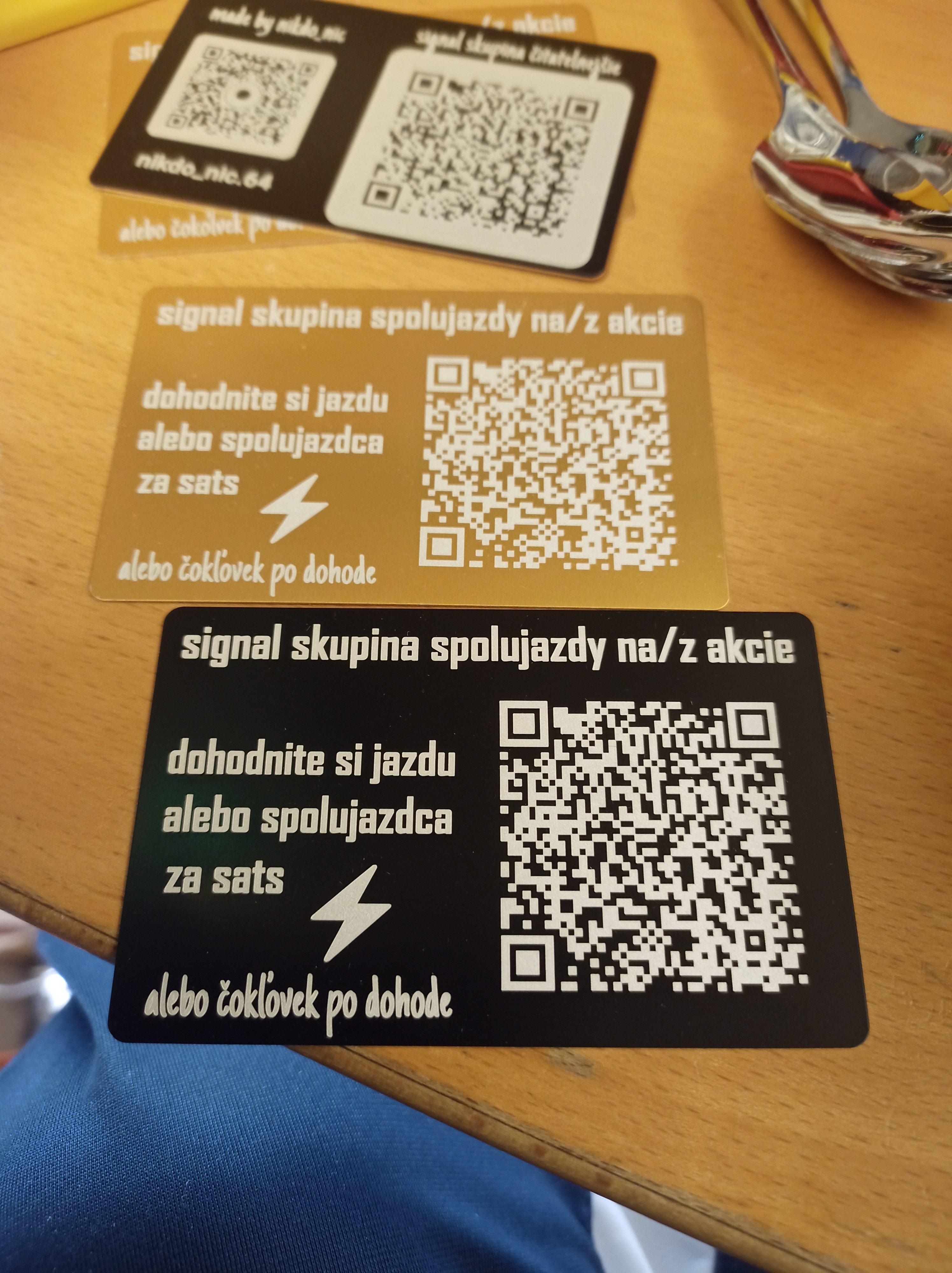 RFID/NFC blokator, karta z rôznymi motívmi/vizitka…