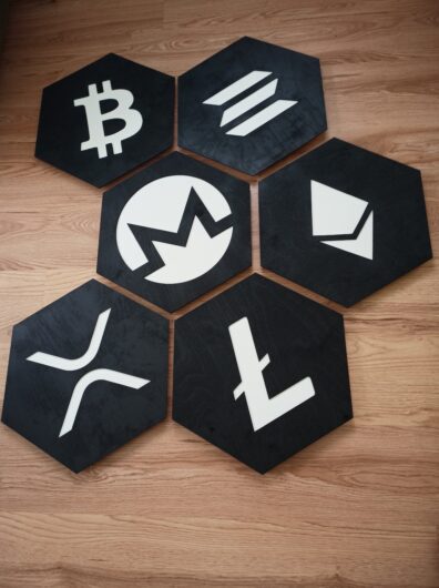 Bitcoin a iné logá