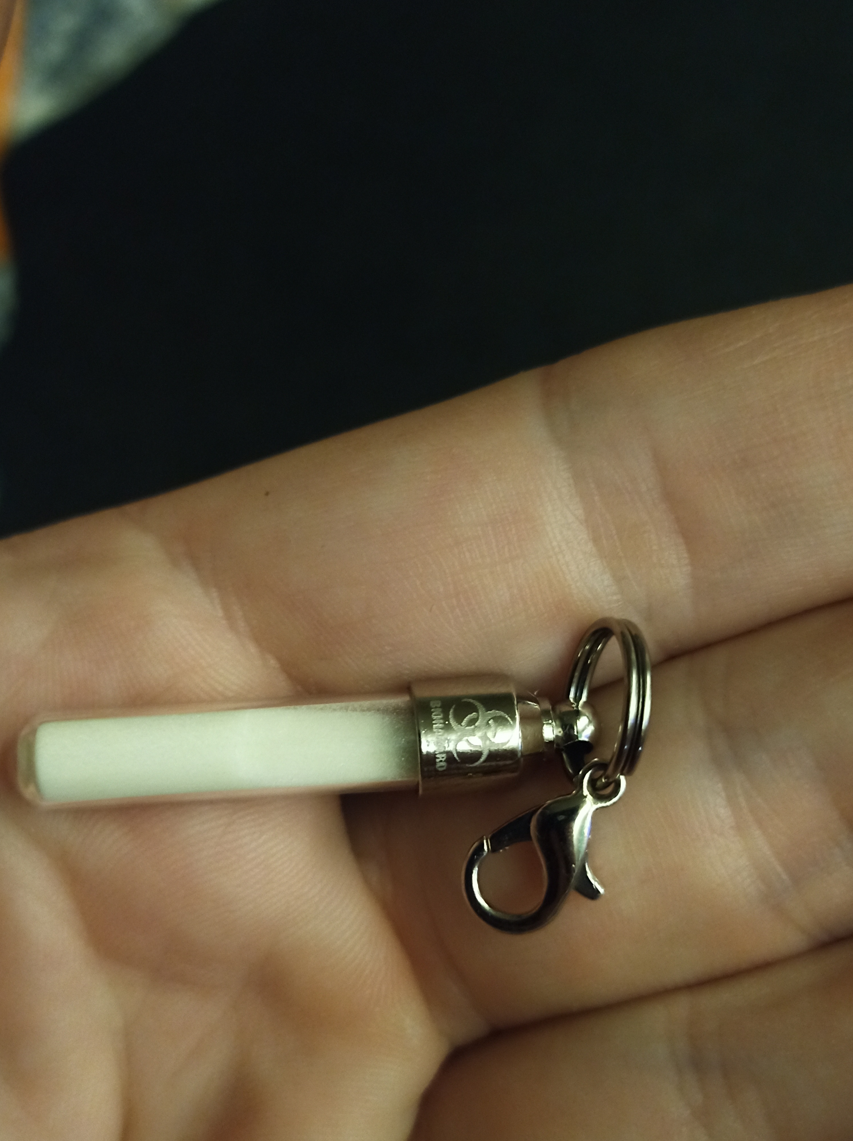 Handmade glow in the dark pendant