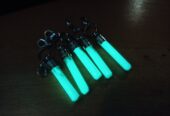 Handmade glow in the dark pendant