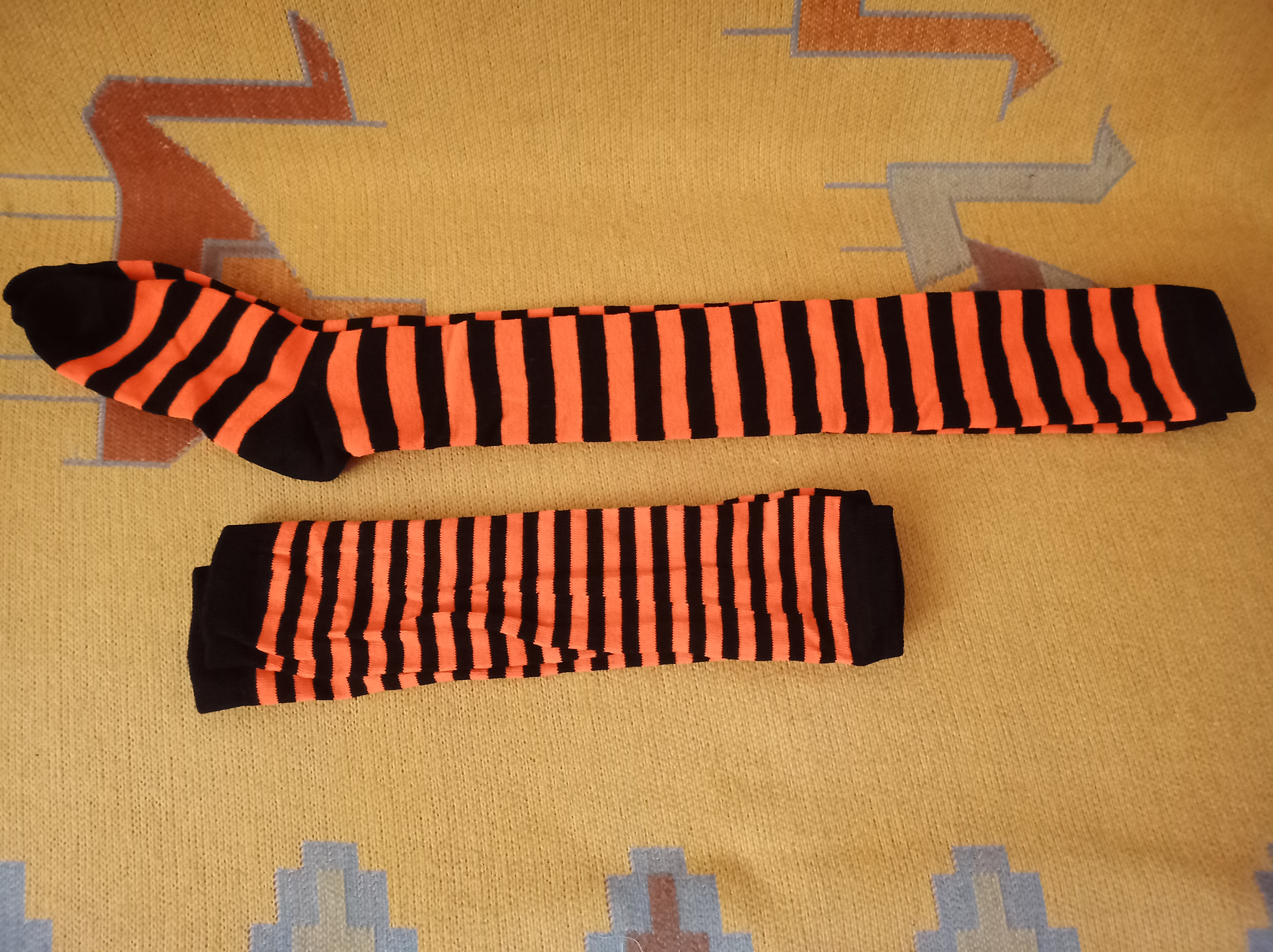 Bitcoin orange socks and arm sleaves