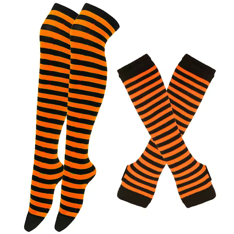 Bitcoin orange socks and arm sleaves