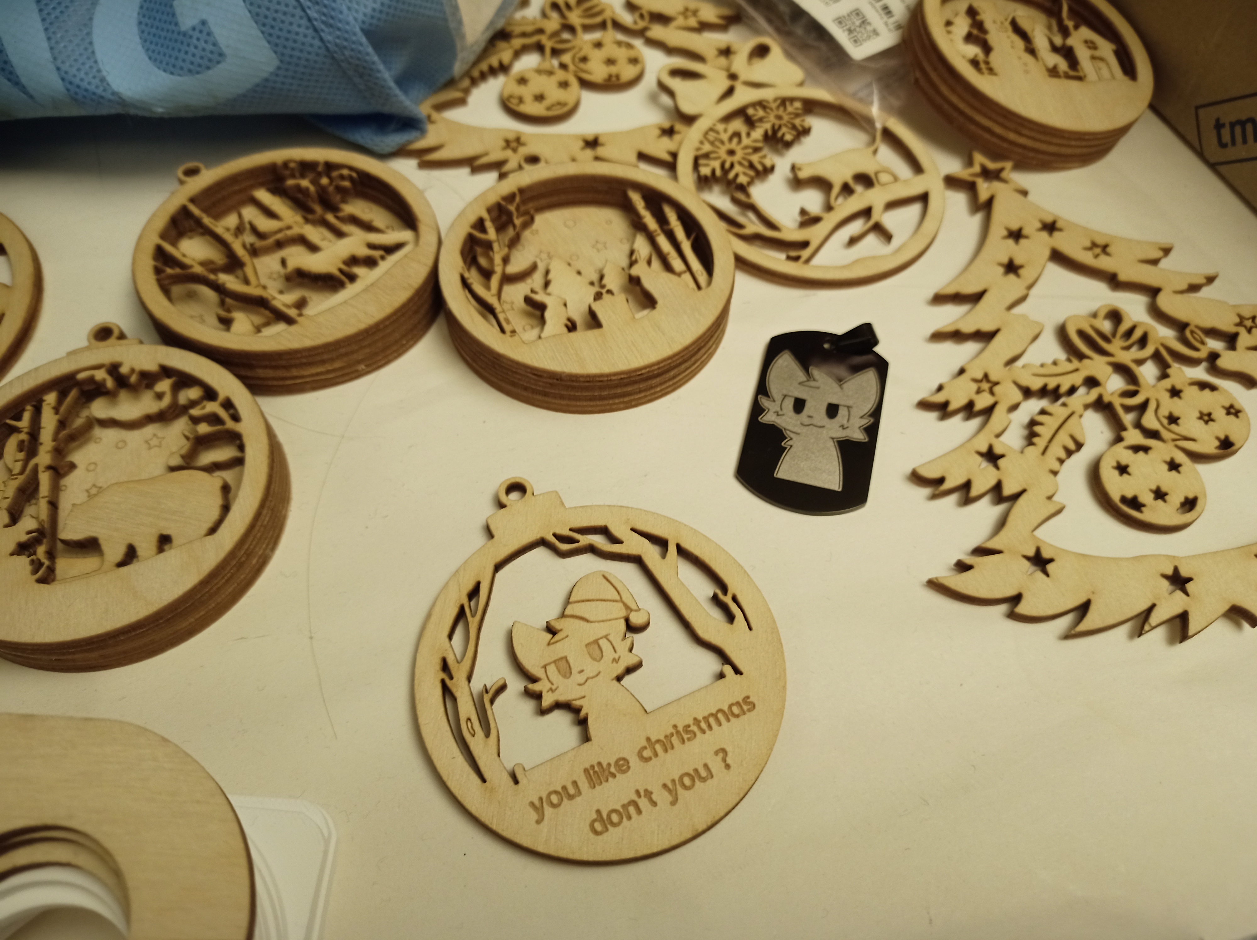 4-vrstvé vianočné ozdoby