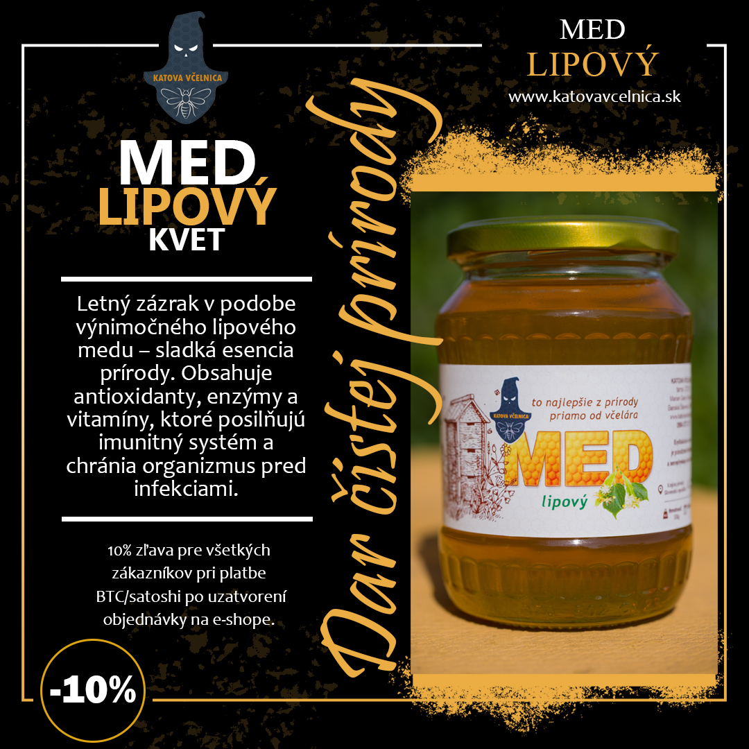 Lipový med 500g