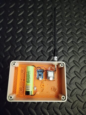 MeshCore repeater 3D tlačená vložka, kit alebo celý