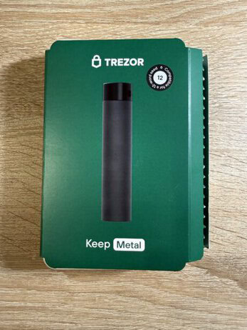 TREZOR Keep Metal – 12 words – NEW