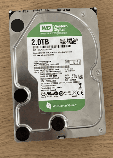 WD Caviar Green 2TB SATA